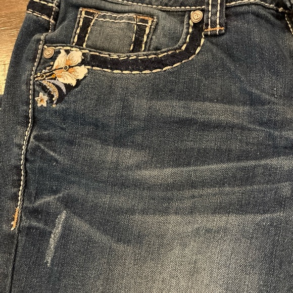 Shyanne Jeans Bootcut Shy Womens Size 29 Reg Country Floral Stretch - Picture 4 of 9